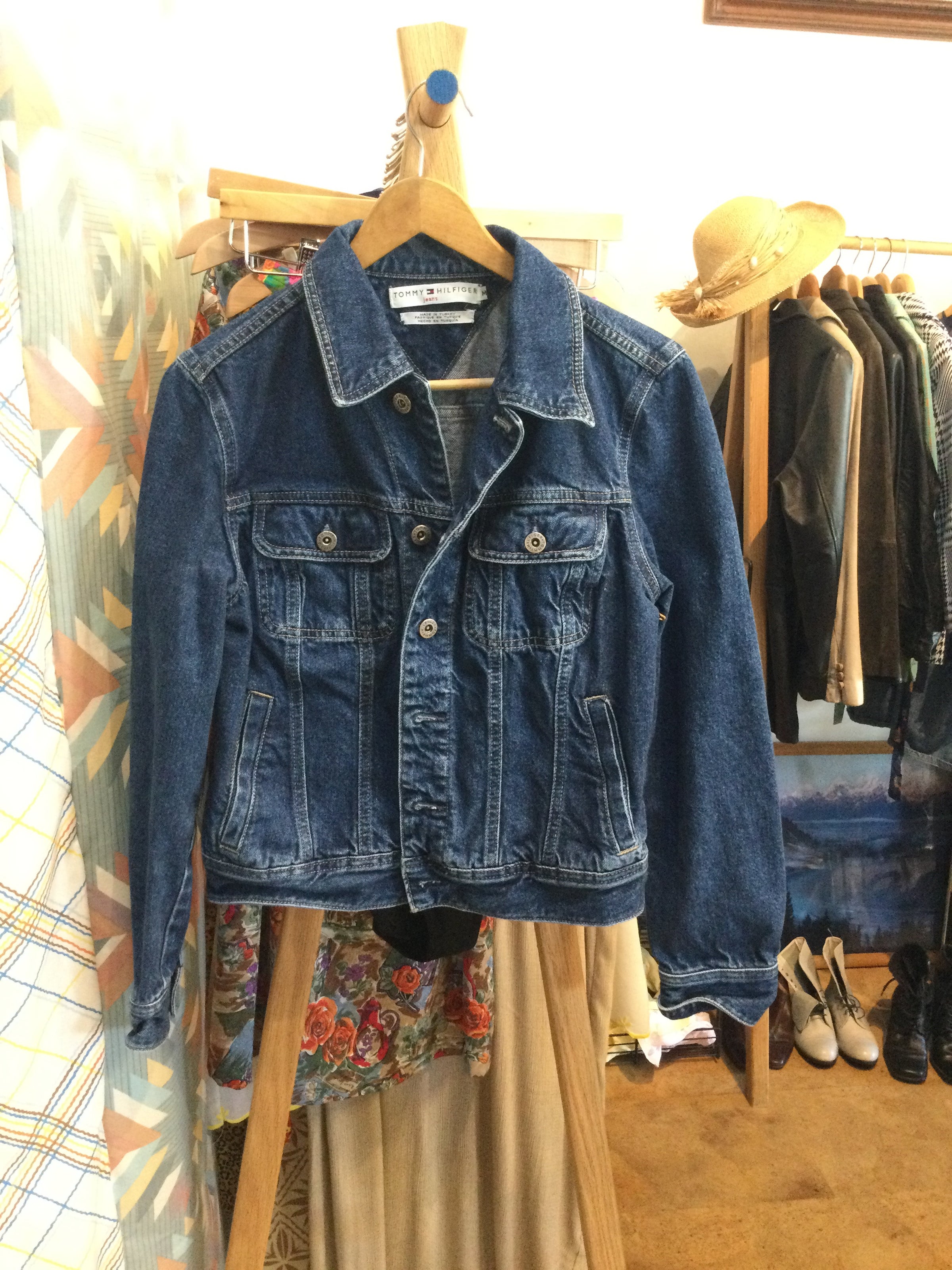 Blue Denim Jacket Tommy Hilfiger M The Lucky Pig